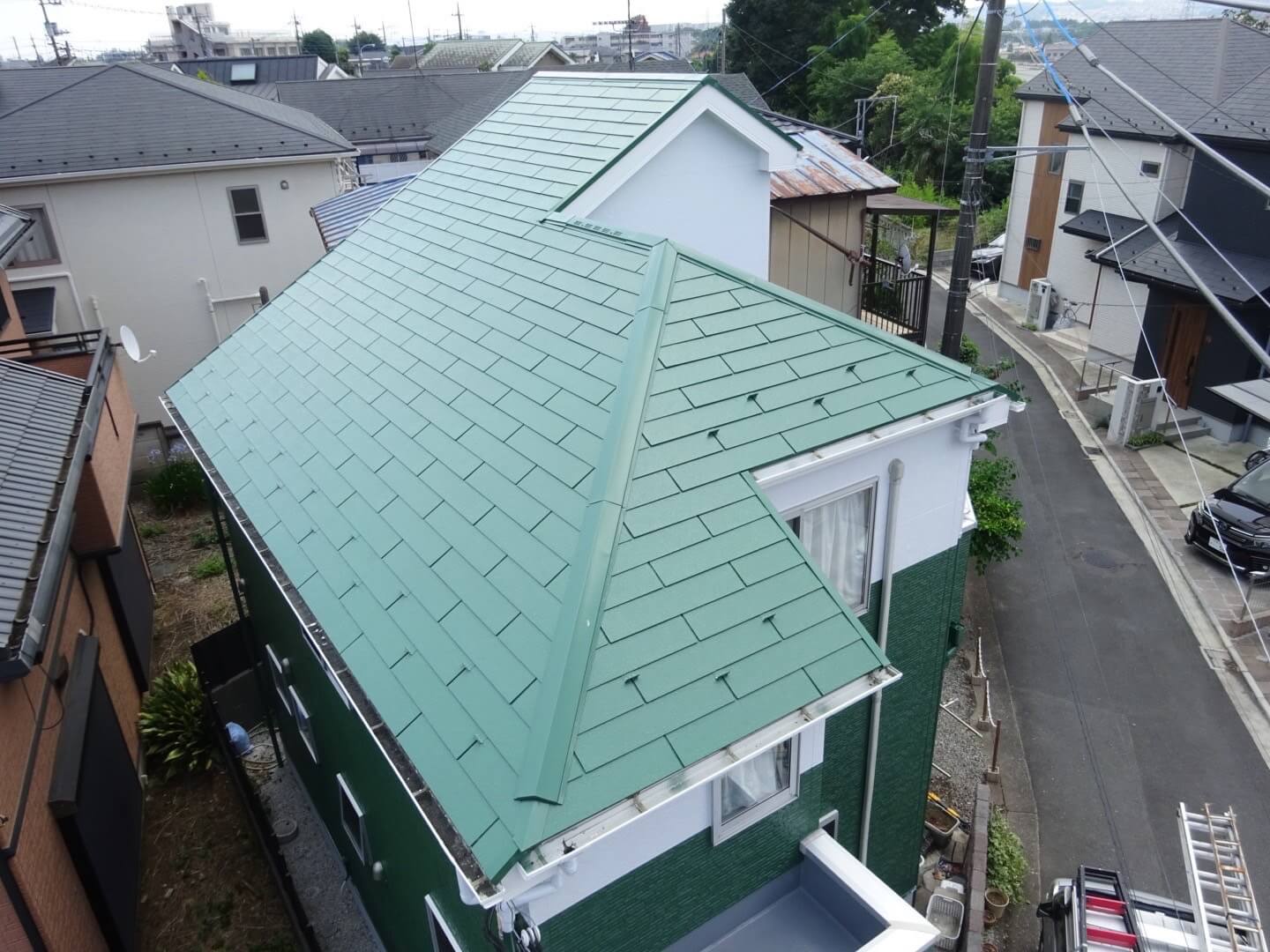 施工後の家